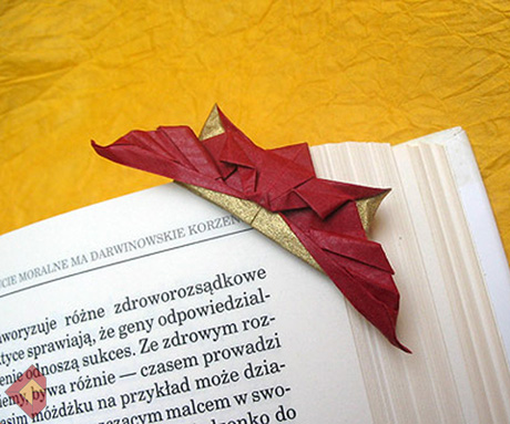 Cat Bookmark designed and folded by Grzegorz Bubniak