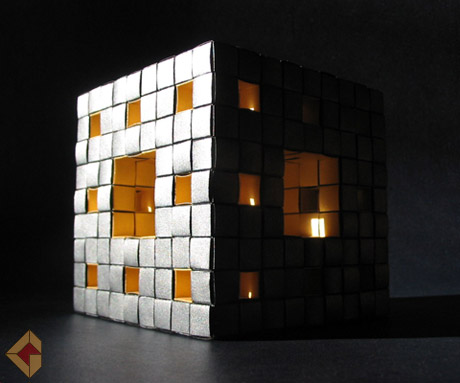 Menger Sponge folded by Grzegorz Bubniak